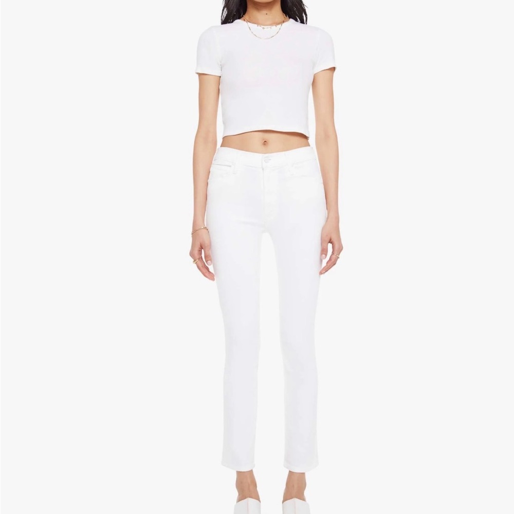 EUC - Mother Denim The Mid Rise Dazzler Ankle